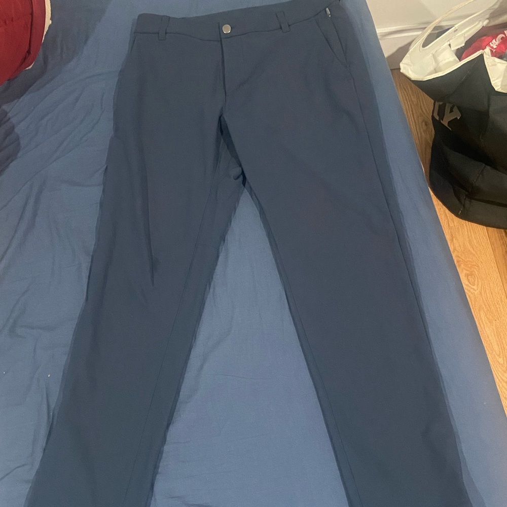 Blue Lululemon Mens ABC Classic Fit Pants